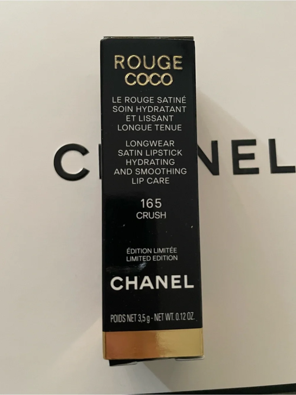 New Chanel Rouge Coco Crush Lipstick